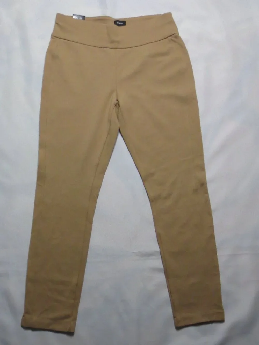 NWT EXPRESS womens PONTE PANT tan TROUSERS brown STRETCH soft ANKLE SIZE S - Picture 4 of 13